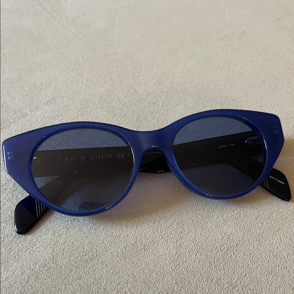 Rag & Bone Navy Cat Eye Sunglasses